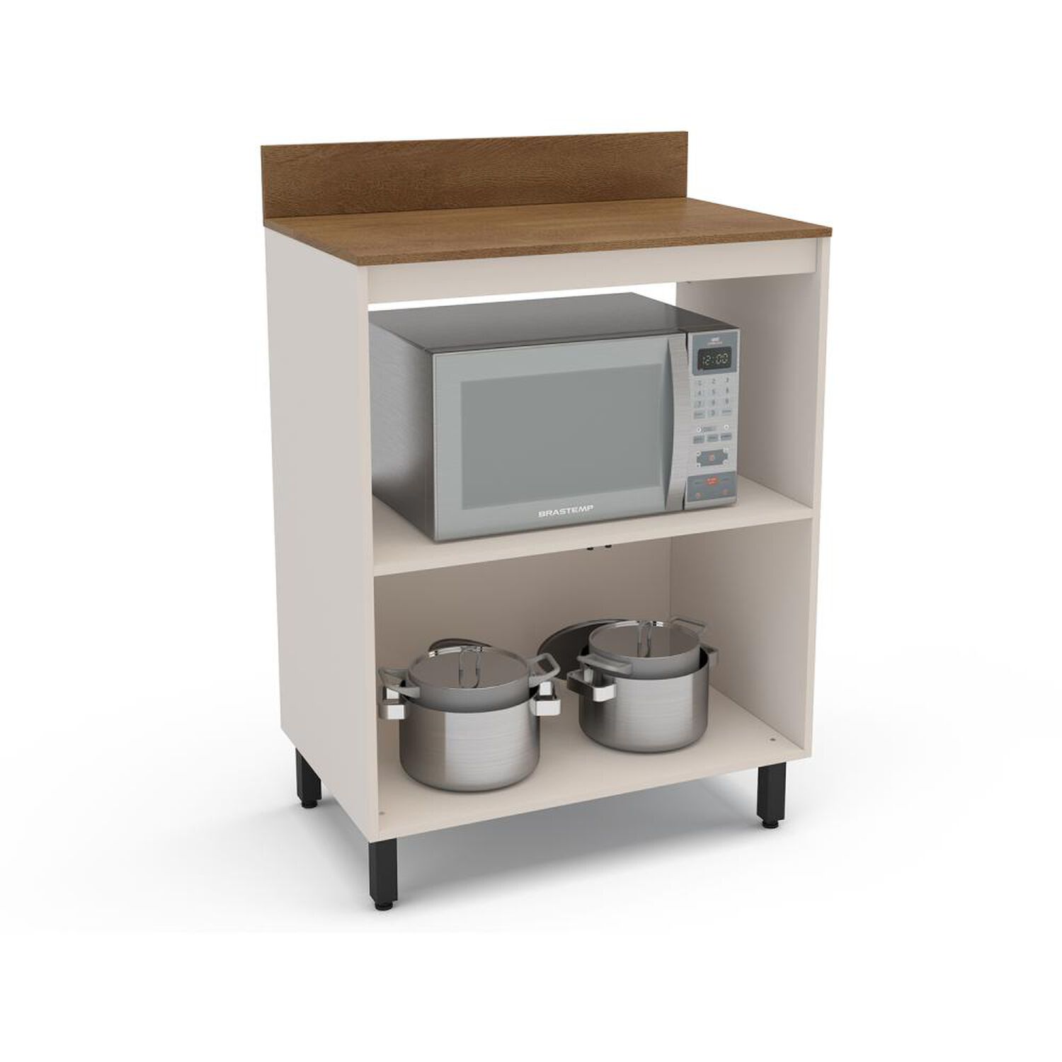 Mueble De Cocina Base Vekkahome Koya 2 Puertas Beige image number 1.0