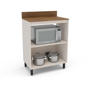 Mueble De Cocina Base Vekkahome Koya 2 Puertas Beige