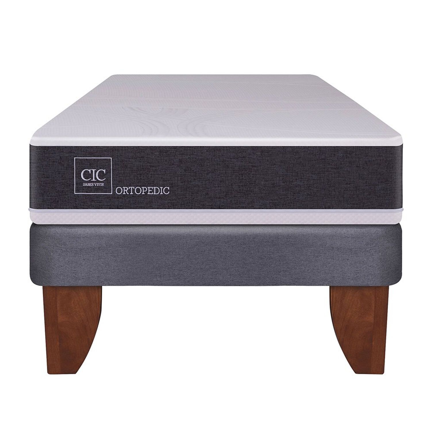 Cama Europea Cic New Ortopedic / 1.5 Plazas / Base Normal image number 1.0