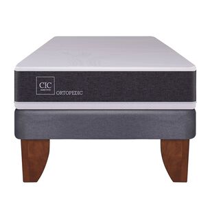 Cama Europea Cic New Ortopedic / 1.5 Plazas / Base Normal