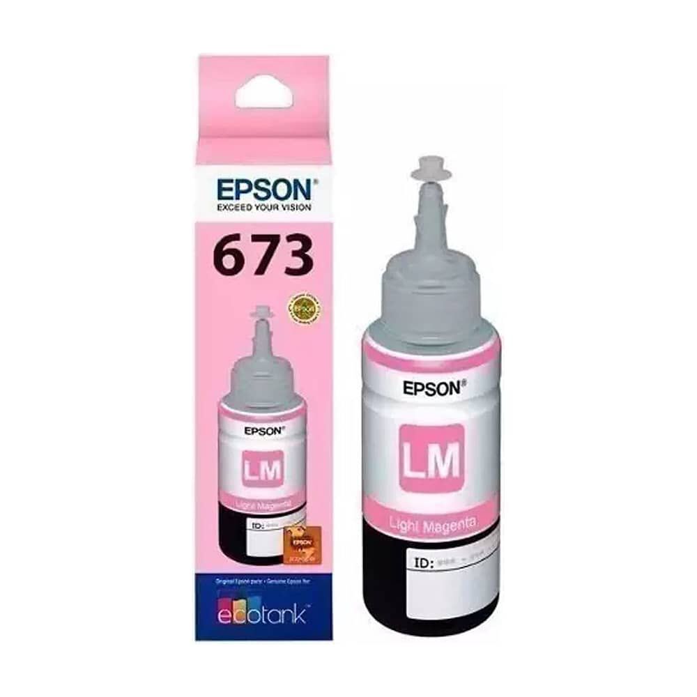 Tinta Botella Epson T673 Ecotank 70ml Magenta Claro image number 0.0