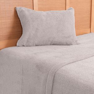 Sabana Sherpa Lisa 1.5 Plazas Gris