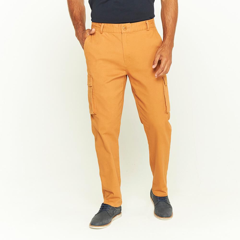 Pantalón Cargo Tiro Medio Slim Hombre Peroe image number 0.0