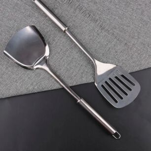 Set 6 Utensilios De Cocina Acero Inoxidable Premium