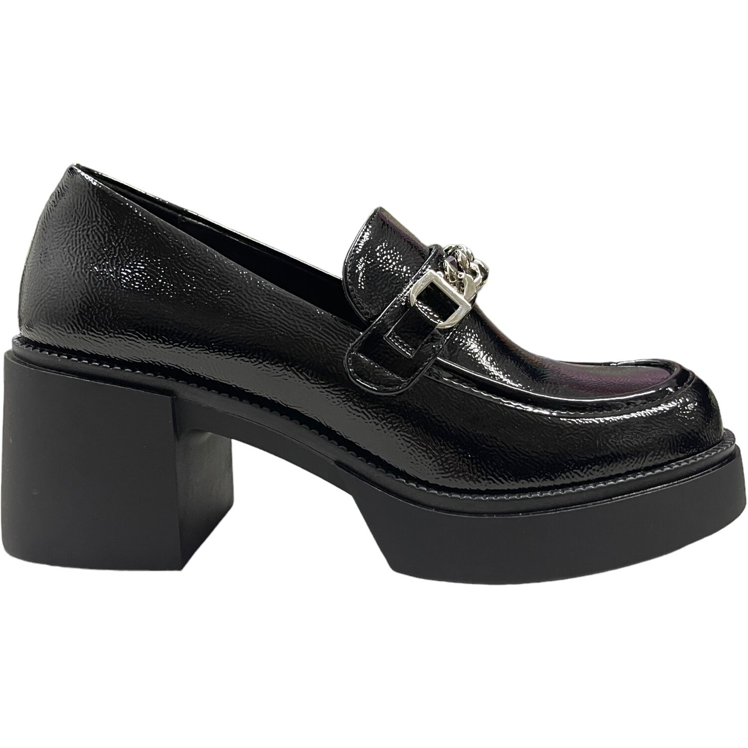 Mocasin Mujer Negro Amsterdam Detogni image number 0.0