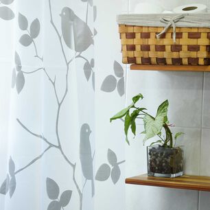 Cortina Ba&ntilde;o Peva Boho Impermeable 180x180 Cms