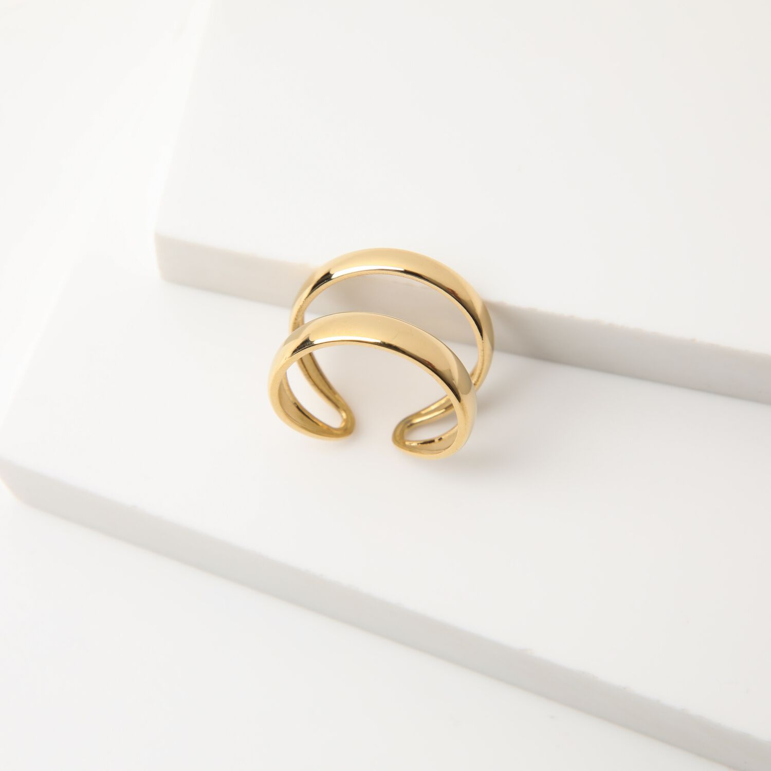 Anillo 19v69 Dorado Mujer Str199 image number 1.0