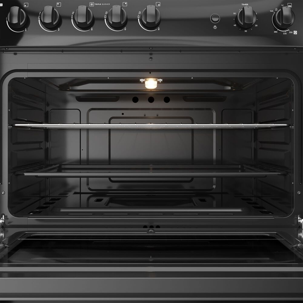 Cocina A Gas 5 Platos Fensa Vaporbake F 6000 T Negra image number 7.0