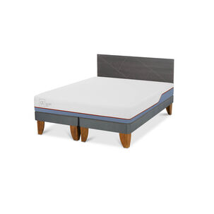 Cama Europea Cic Excellence Plus / 2 Plazas / Base Dividida + Respaldo