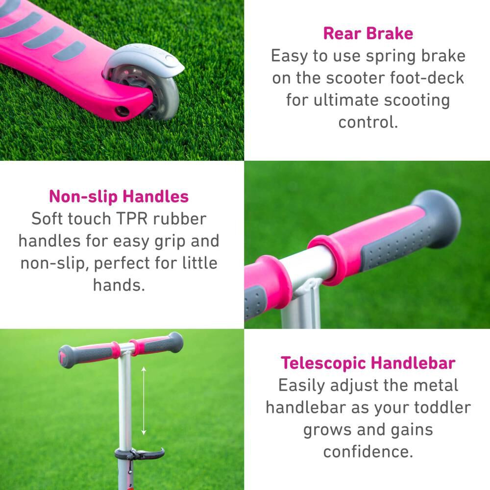 T-scooter T1- Pink Smart Trike image number 1.0