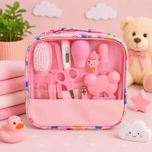 Kit De Higiene Y Cuidado Para Beb&eacute; 13 Piezas Seguro Port&aacute;til