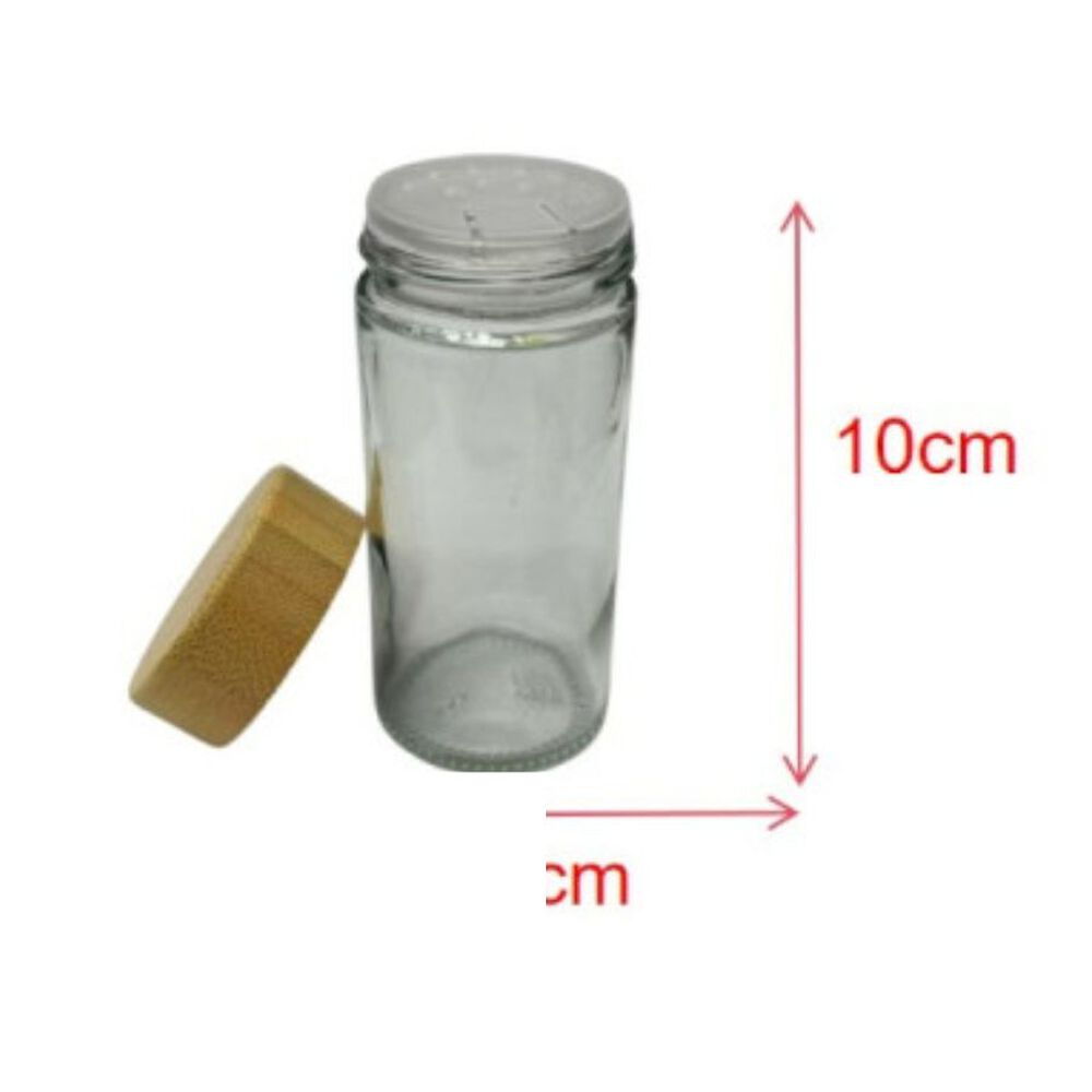 Especiero De Madera Cocina 12 Frascos De Vidrio image number 1.0