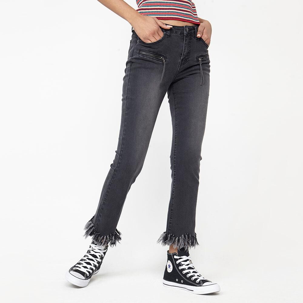 Jeans Mujer Tiro Medio Culotte Rolly go image number 0.0