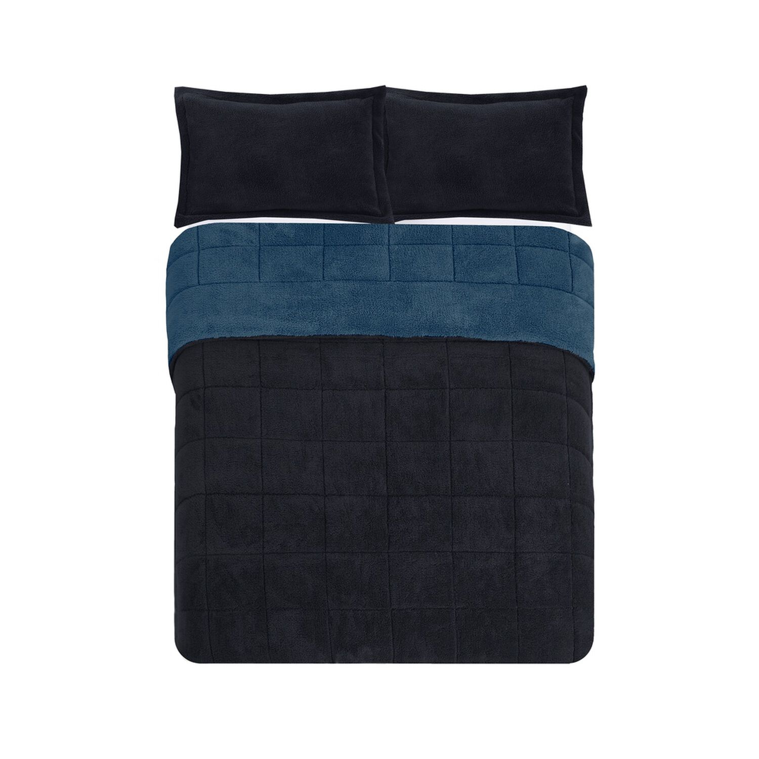 Plumon Andes Sherpa Bicolor Azul King image number 2.0