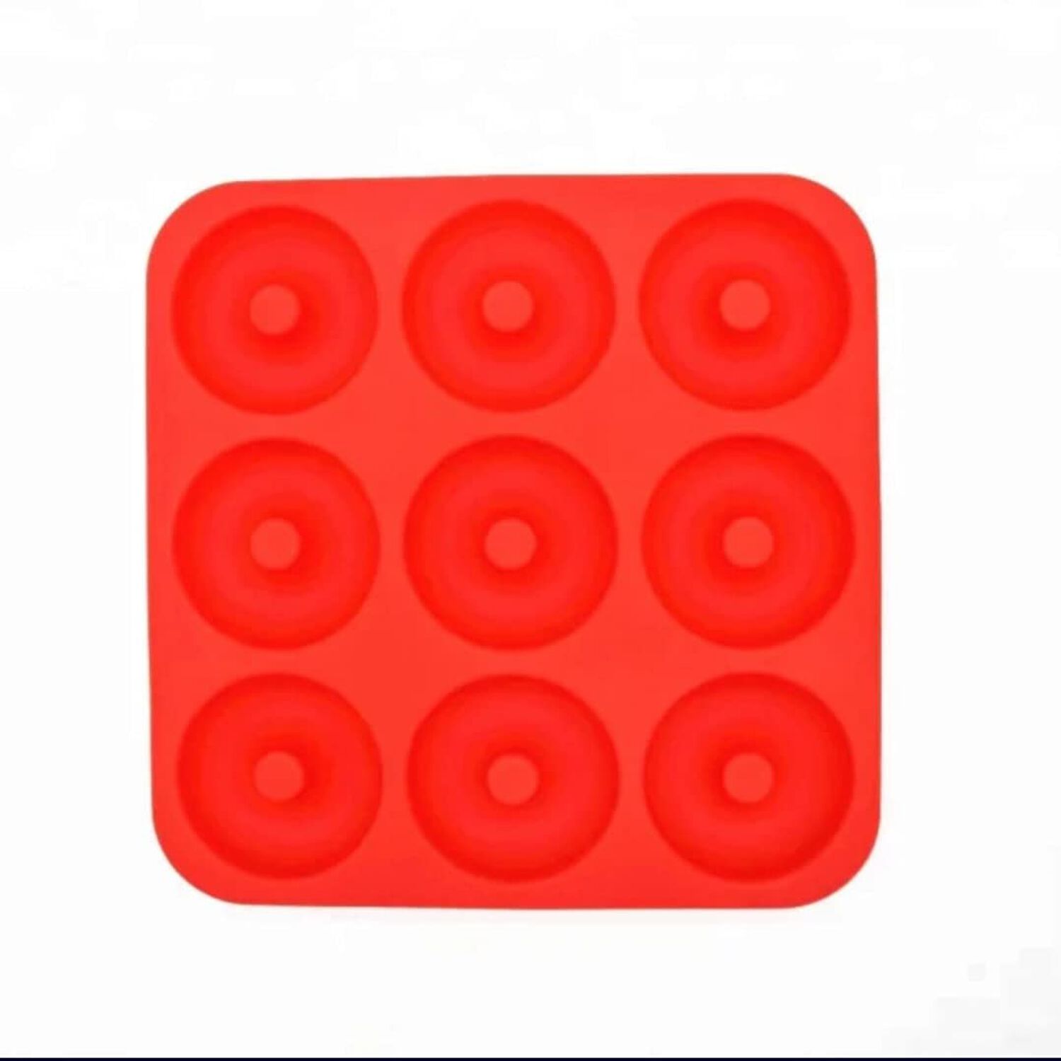 Moldes De Silicona Para Donas Rojo image number 1.0
