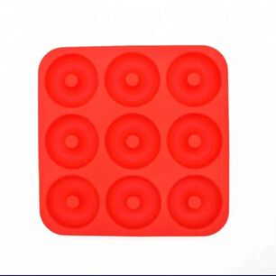 Moldes De Silicona Para Donas Rojo