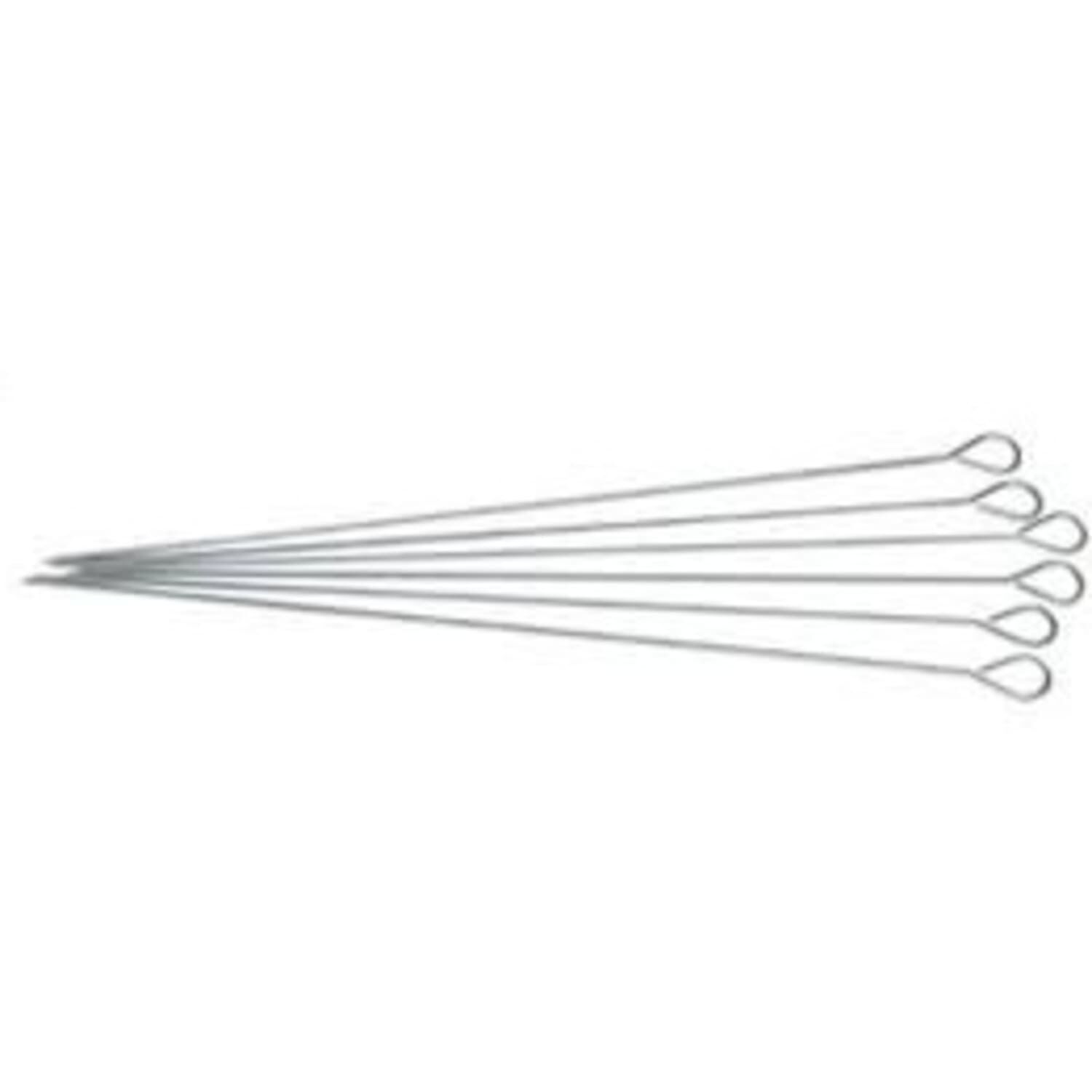 Set De 6 Pinchos Brochetas Anticucho Metal De 50 Cm image number 1.0