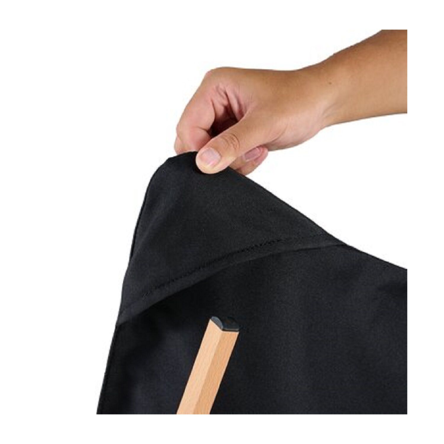 Silla Plegable Camping Licanray Negro image number 2.0