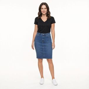 Falda Denim Mujer Geeps