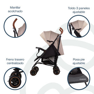 Coche Paragua Magic Ride Fiesta Beige Bebesit
