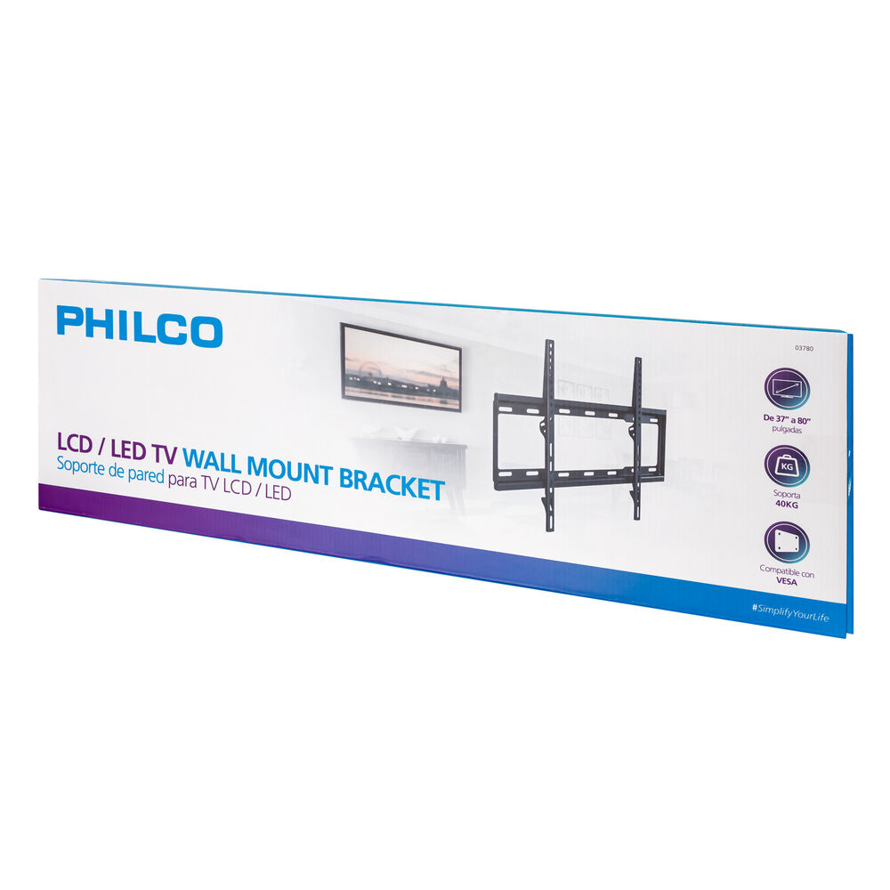 Soporte De Tv Fijo De 37” A 80" Reforzado 40 Kg Max 03780 image number 5.0