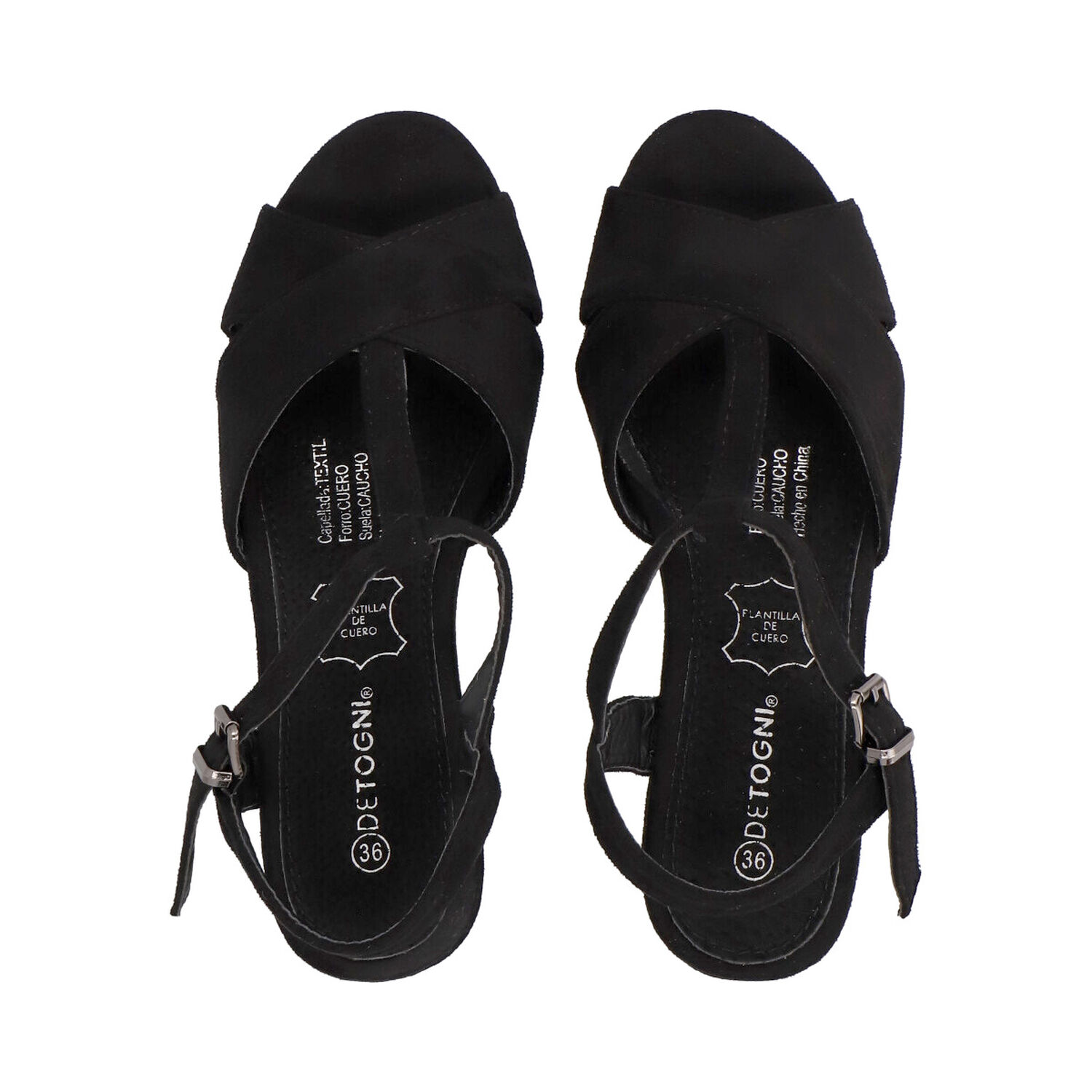Zapato Mujer Negro Moon Detogni image number 2.0
