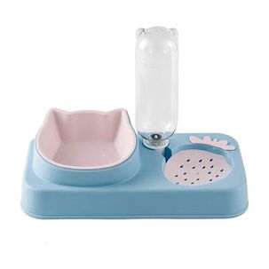 Bebedero Y Comedero Plato Doble Para Mascotas