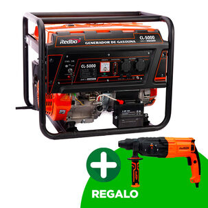 Generador Bencinero Con Partida Eléctrica Cl-5000 + Regalo Redbo