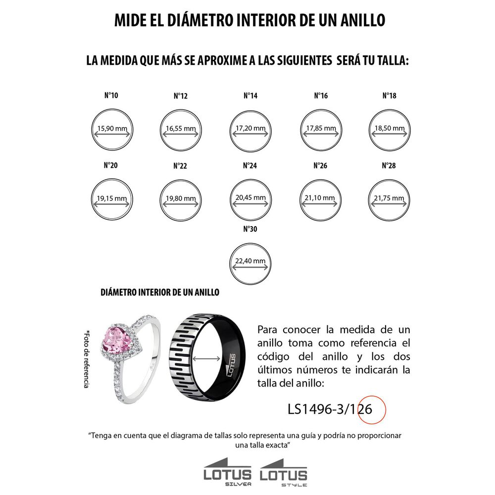 Anillo Lp3459-3/116 Lotus Silver Mujer Pure Essential image number 3.0