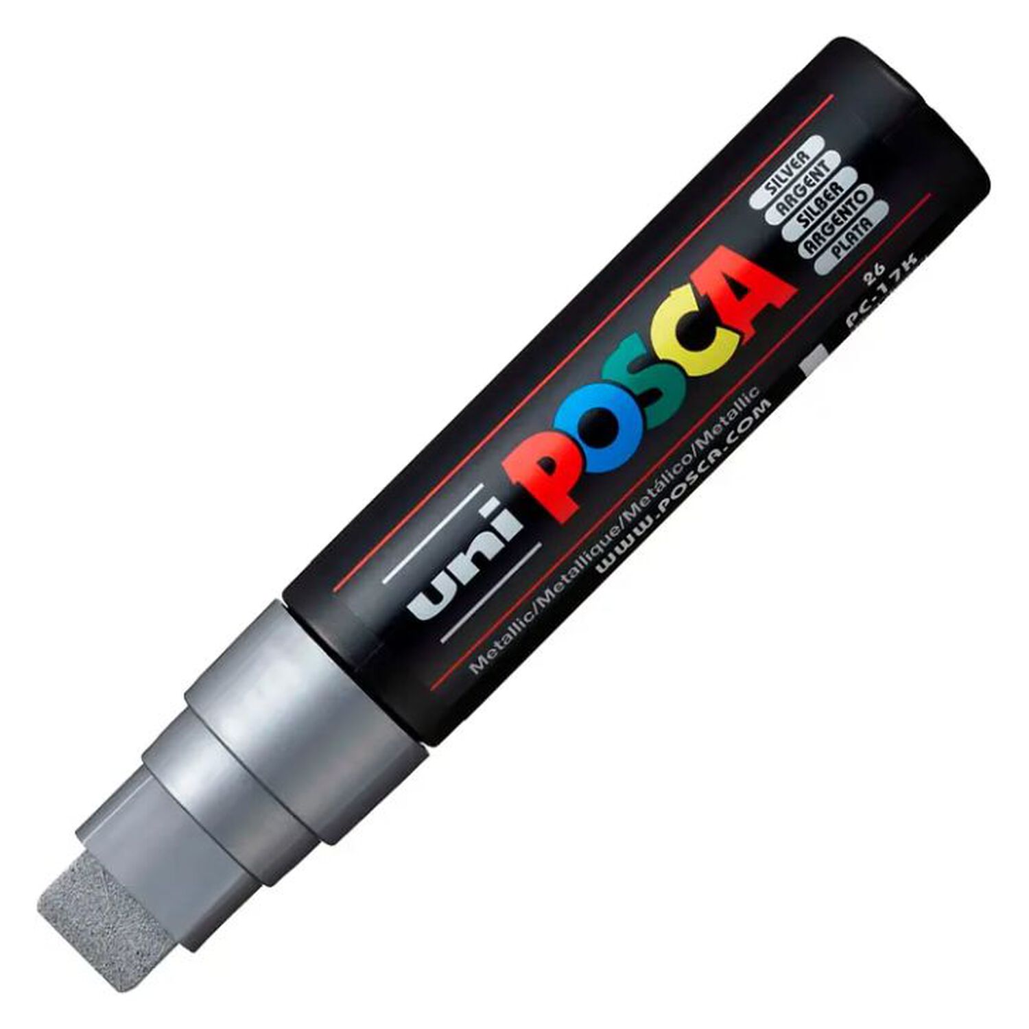 Marcador Acr&iacute;lico Plateado Pc-17k Posca image number 0.0