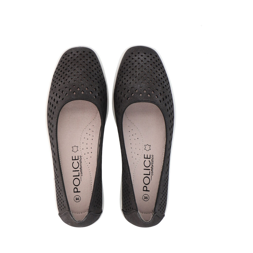Zapato Mujer Negro Confort Police image number 1.0