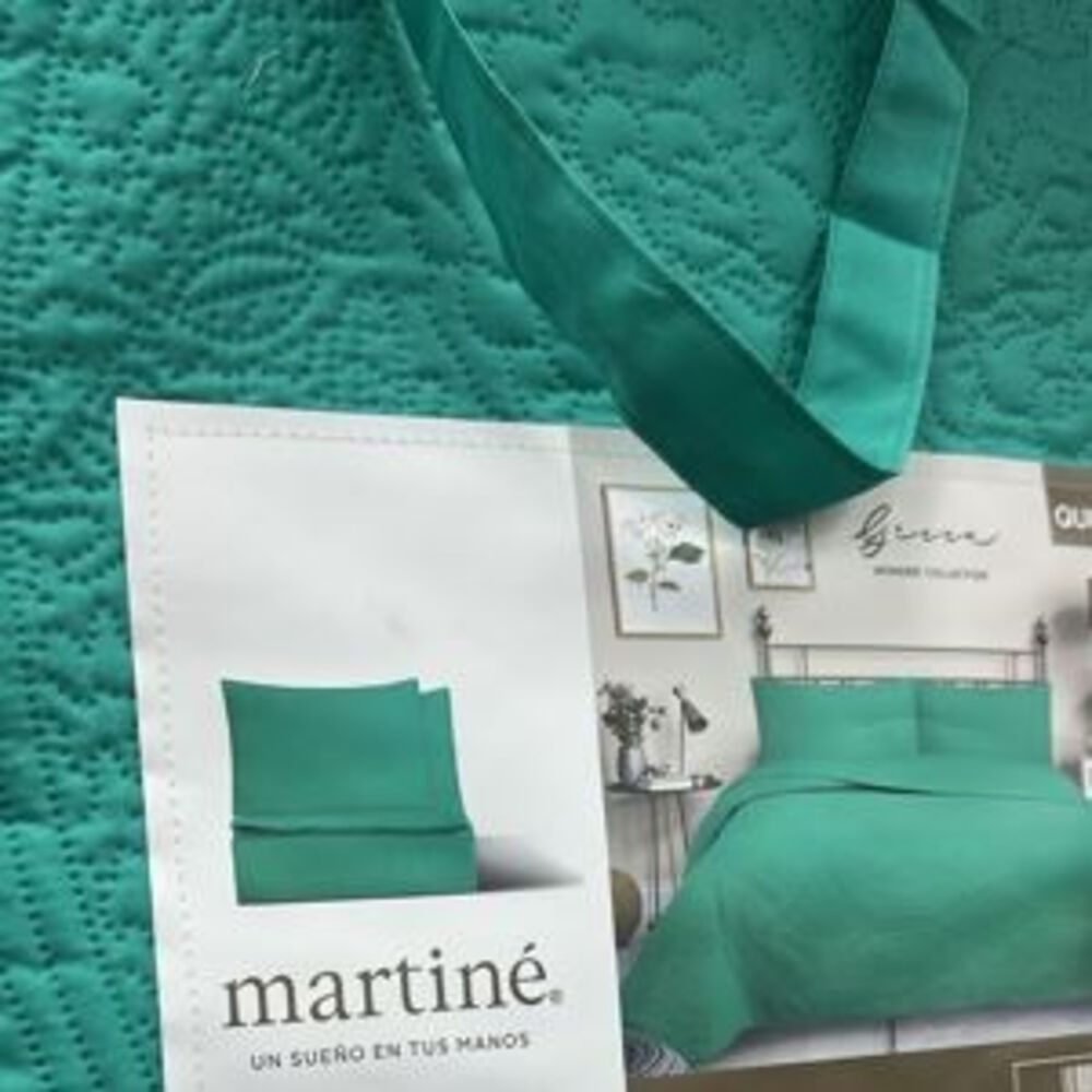 Cubrecama Quilt Reversible 2 Plazas Verde - Wonder Collection Martin&eacute; image number 0.0