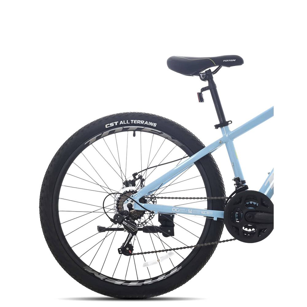 Bicicleta Totem Mtb Aro 26 Modelo Y650 Celeste Verde image number 2.0