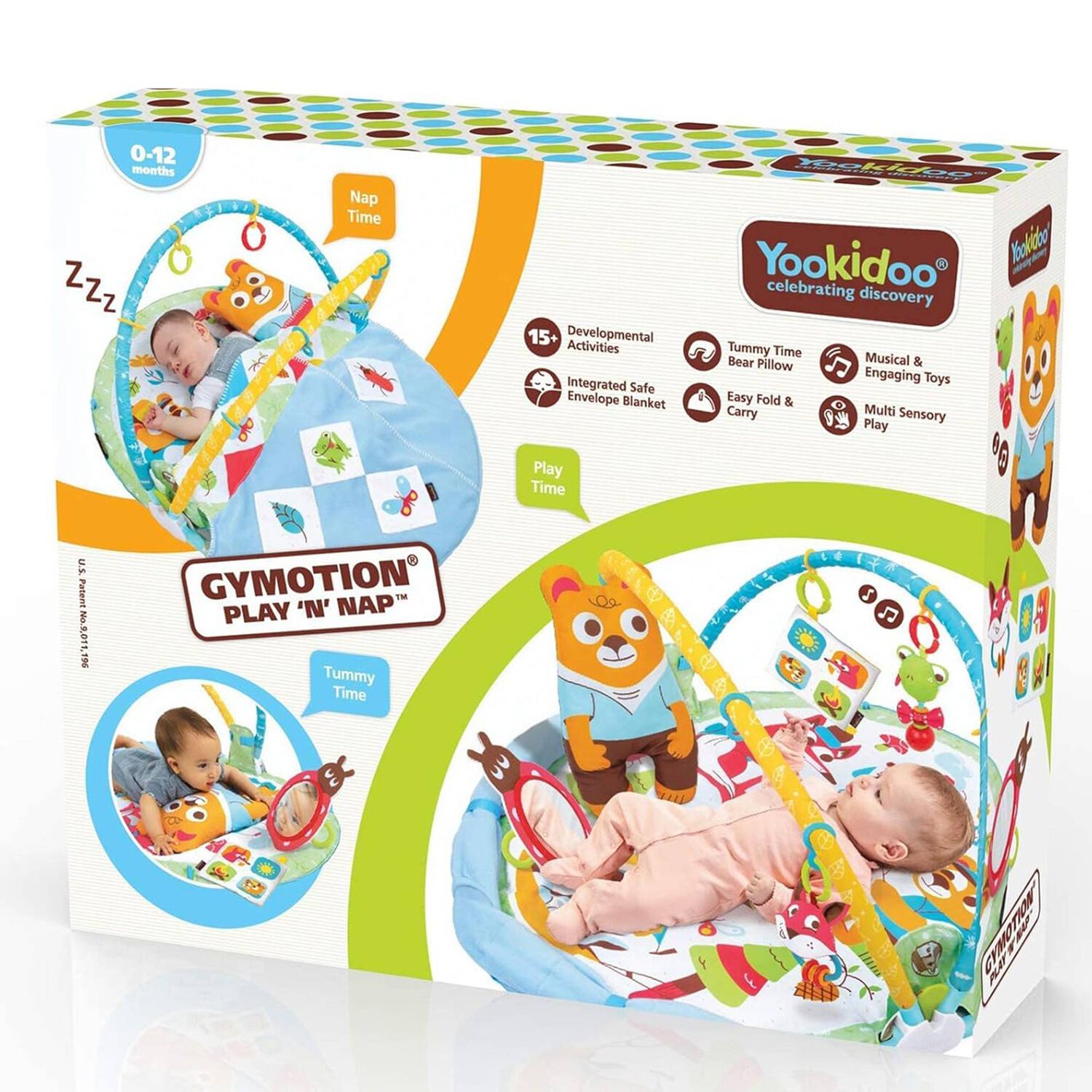 Gimnasio Interactivo Beb&eacute;s Gymotion Play 'n' Nap Yookidoo image number 6.0