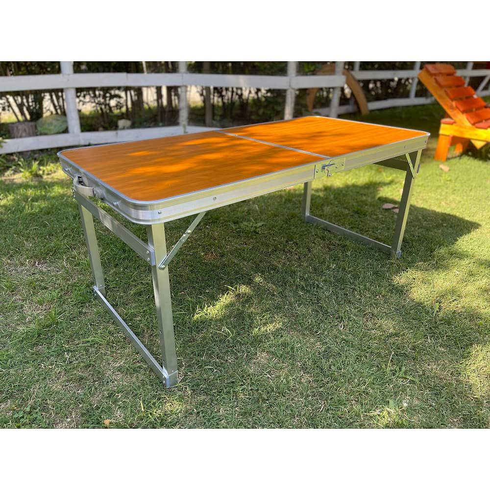 Mesa Pleglable Madera Camping Picnic image number 1.0