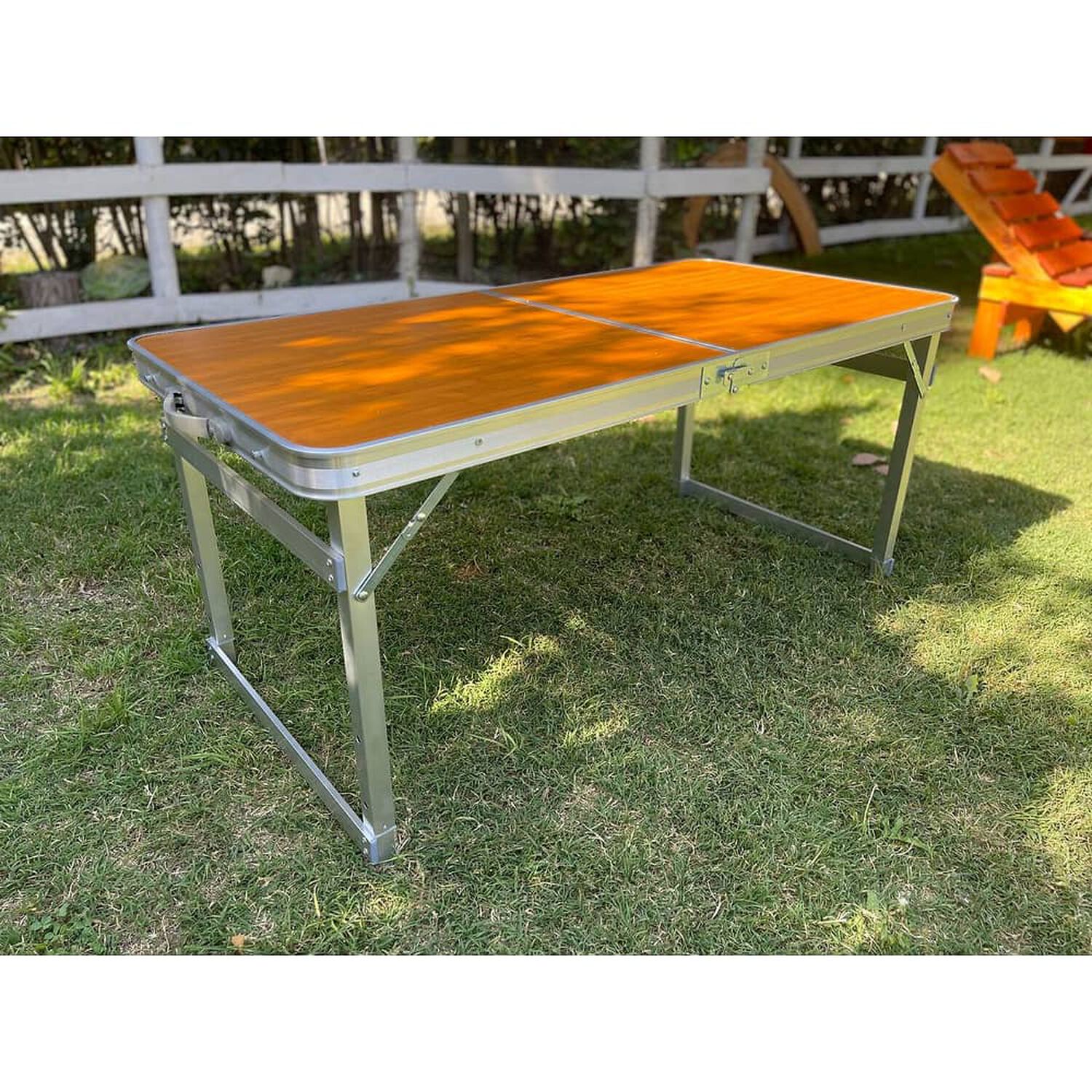 Mesa Pleglable Madera Camping Picnic image number 1.0