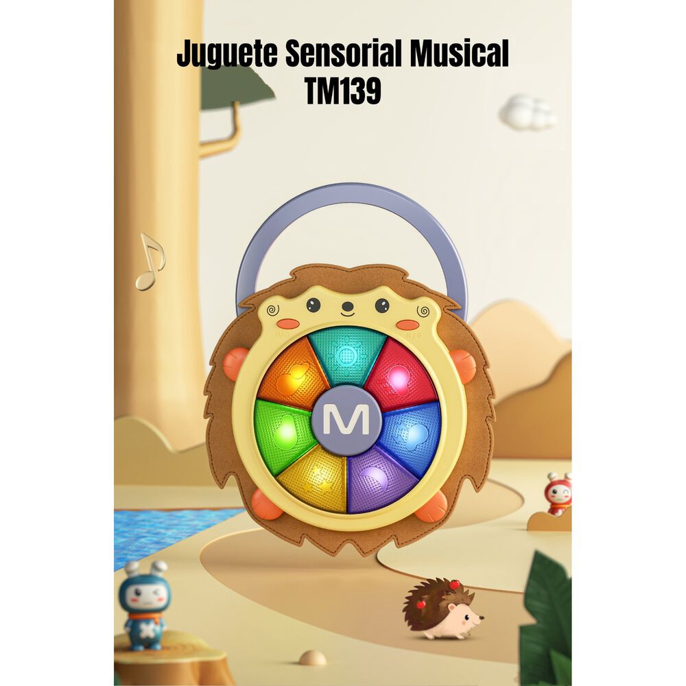 Juguete Sensorial Musical Con Luces 0-6 A&ntilde;os Tm139 Lubabycas image number 1.0
