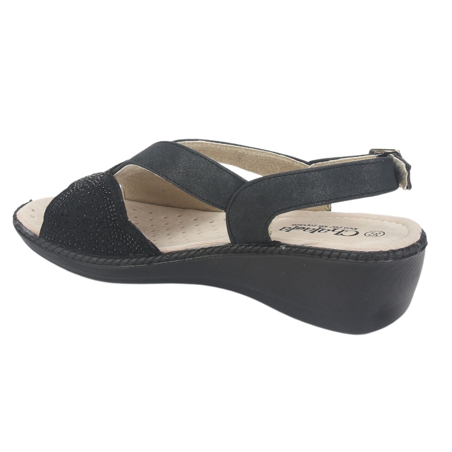 Sandalia Chalada Mujer Lupe-81 Negro Casual image number 3.0