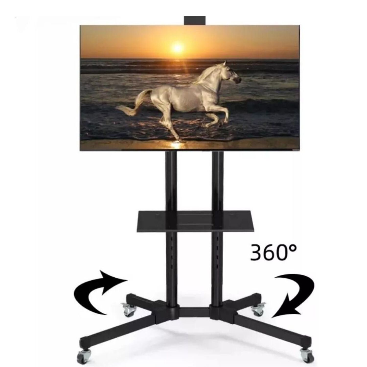 Soporte De Tv 32 A 70 Pedestal Soporte Stand M&oacute;vil image number 0.0