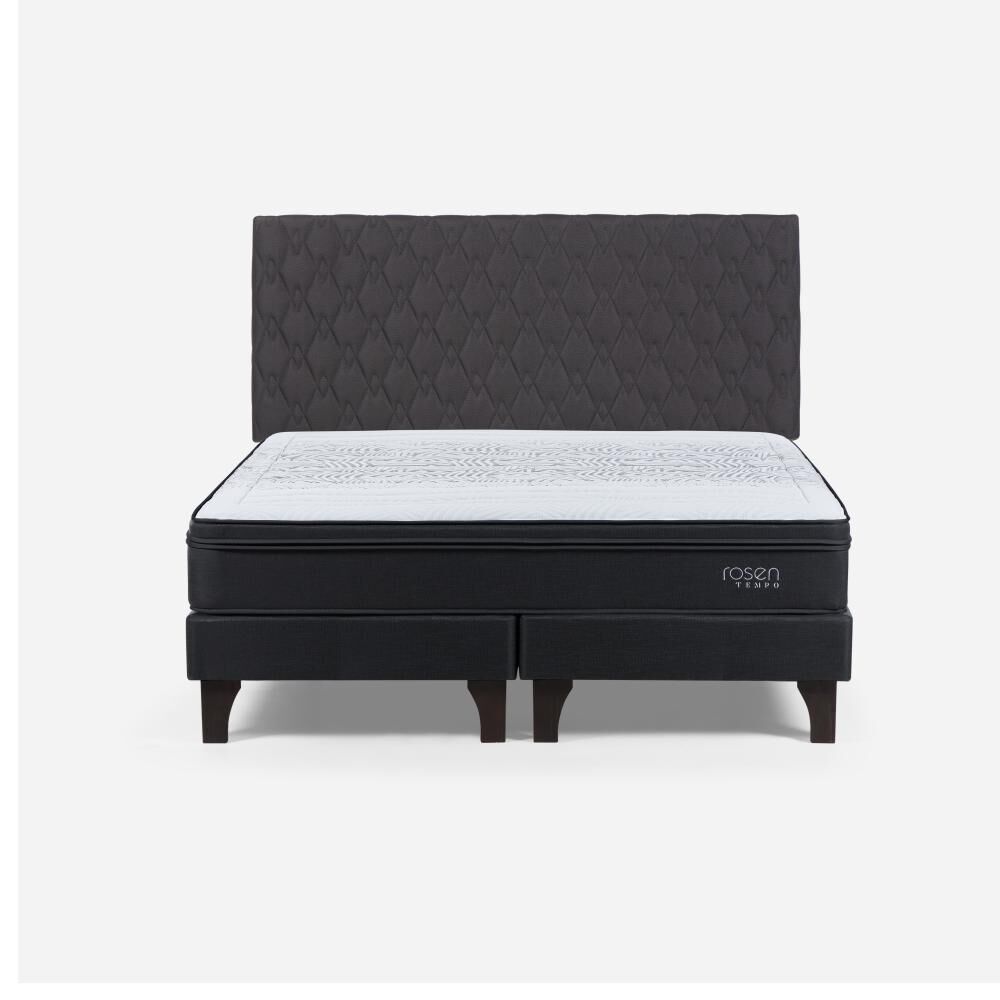 Cama Europea Rosen Tempo / 2 Plazas / Base Dividida + Respaldo Ivar image number 0.0