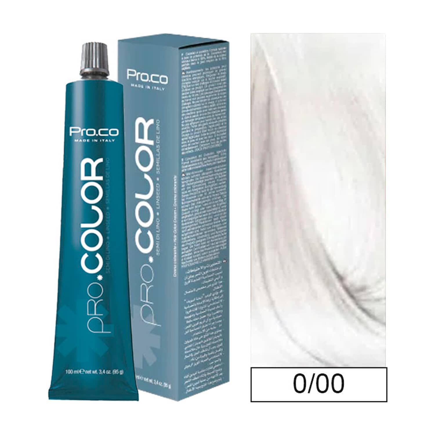 Pro.color - Tintura Permanente 000 Reforzador De Aclaracion 100ml + Oxidante image number 0.0