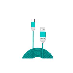 Cable De Datos Type-c Reforzado 1m Pantone Androidauto Green