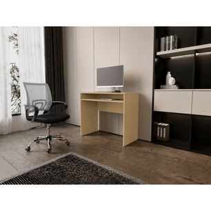 Combo Oficina New York 1 Escritorio Cartagena + Silla De Color Ergon&oacute;mica Con Altura Ajustable