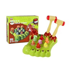 Juguete Golpea Al Dinosaurio Con Sonidos Verde Infantil