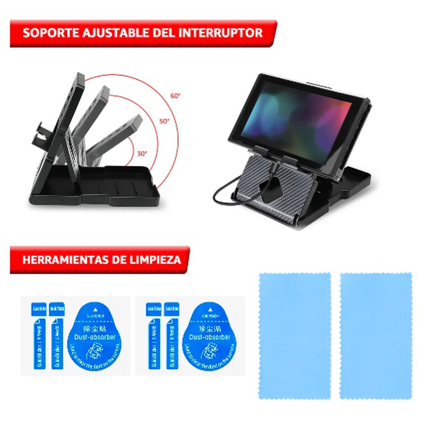 Estuche Para Switch Oled Pack 36 En 1 image number 6.0