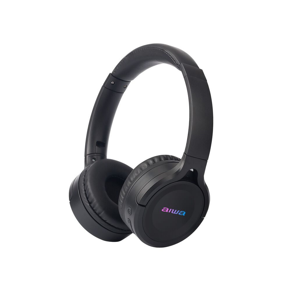 Audifono Inalambrico On-ear Aiwa Bluetooth 10hrs Aw-k17 Negro image number 3.0