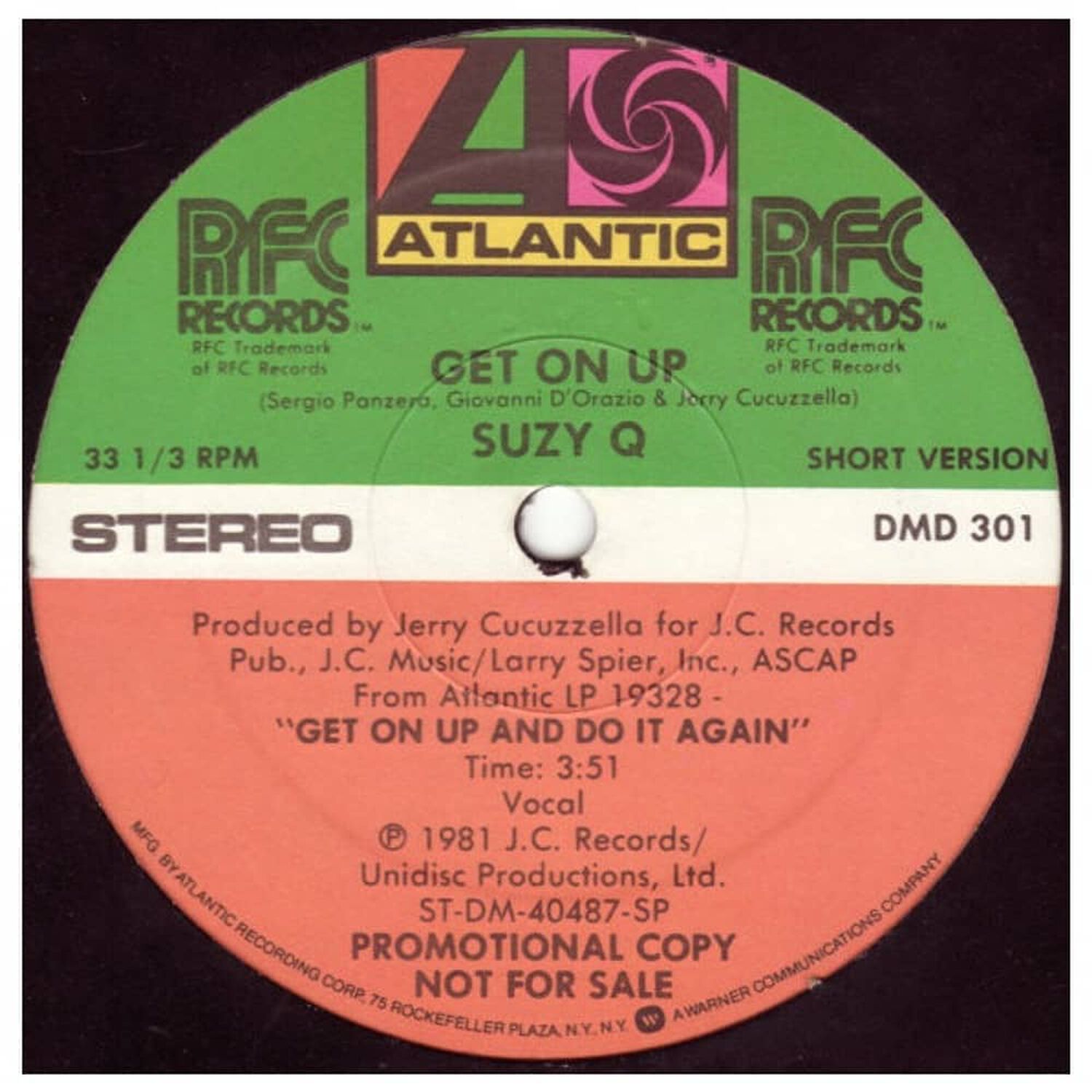 Suzy Q - Get On Up And Do It Again | 12" Maxi Single Usado image number 1.0