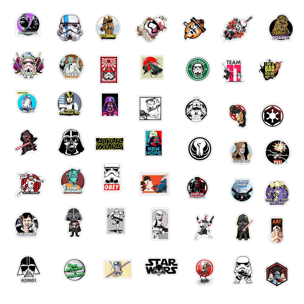 Pack Sticker Star Wars Stormtooper Darth Vader image number 6.0