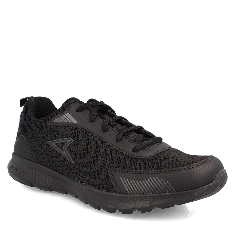 Zapatilla Escolar Hombre Power Wave Belmonte V1 Negro image number 4.0