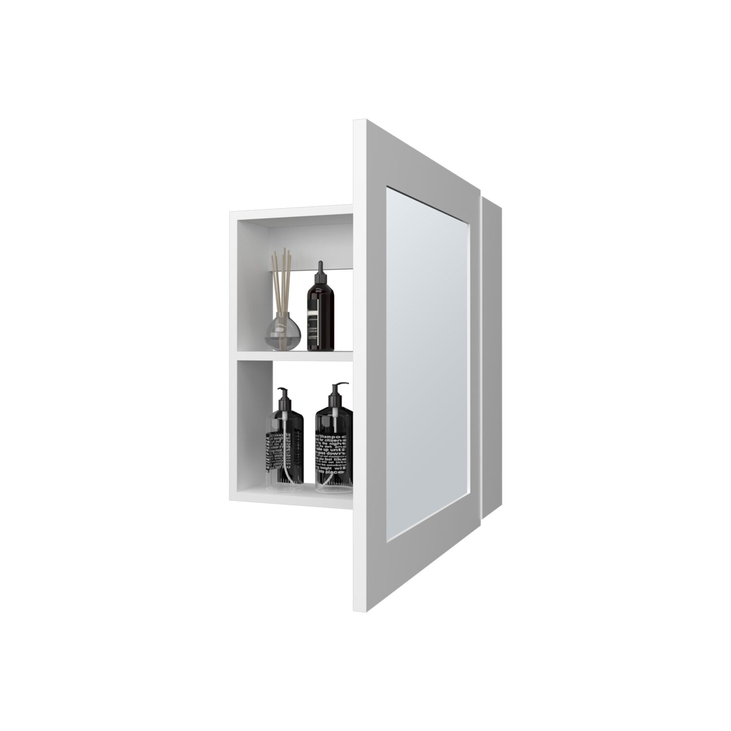 Botiquin 1 Puerta Con Espejo Fm-006b - Blanco image number 1.0